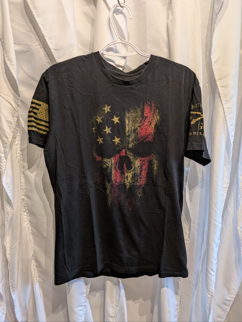 16 Grunt Style Men's American Reaper 2.0 T-Shirt Black Size L (21" x 27")